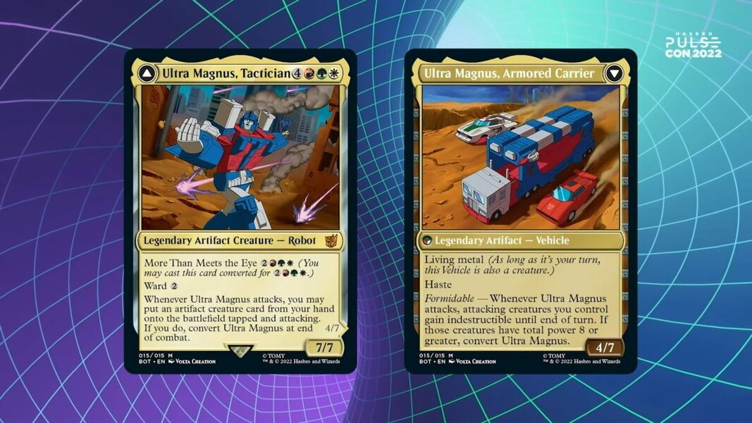 Transformers X Magic The Gathering Ultra Magnus Game Card Preview Image  (22 of 23)